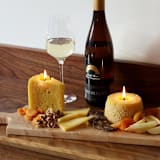 "Funky Cheese Beeswax Candle" - Candles and Holders in yellow by Artifaqt