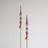 "Taper Candle Set (MAUVE)" - Candles and Holders in purple by the parmatile shop