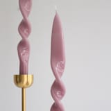 "Taper Candle Set (MAUVE)" - Candles and Holders in purple by the parmatile shop