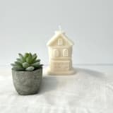 "White House Candle" - Candles and Holders in white by Over By The Moon