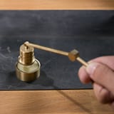 "Brass Candle Snuffer" - Candles and Holders in brass by Roarcraft