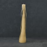 "Horn Wobble Column" - Candles and Holders in yellow by Danielle Gaito