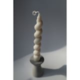 "Set of 2 Twisted Tapers" - Candles and Holders in natural by Powered By People