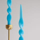 "Taper Candle Set (BLUE)" - Candles and Holders in blue by the parmatile shop