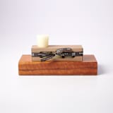 "Votives 100% Beeswax (set of 4) - Cream" - Candles and Holders in white by Jessie Green