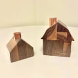 "Little Farm Candlestick Holder Set" - Candles and Holders in brown by Ann Nygard