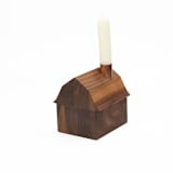 "Little Farm Candlestick Holder Set" - Candles and Holders in brown by Ann Nygard