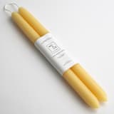 "10 Inch, Natural Gold, Dipped Beeswax Taper Candles" - Candles and Holders in gold by MoAndCo Home
