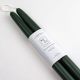 "10 Inch, Forest Green, Dipped Beeswax Taper Candles" - Candles and Holders in green by MoAndCo Home