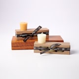 "Votives 100% Beeswax (set of 4) - Natural" - Candles and Holders in natural by Jessie Green