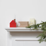 "Set of Ten "Just Right" Candles" - Candles and Holders in white by Ann Nygard