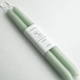 "14 Inch, Eucalyptus, Dipped Beeswax Taper Candles" - Candles and Holders in green by MoAndCo Home