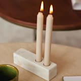 "Marble Candle Holder" - Candles and Holders in white by Powered By People
