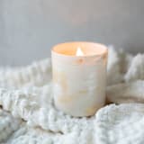 "Hand painted candles - neutral / metallic" - Candles and Holders in multicolorassorted-colors by Jocelyn Elizabeth