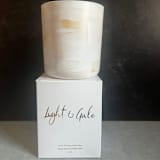 "Hand painted candles - neutral / metallic" - Candles and Holders in multicolorassorted-colors by Jocelyn Elizabeth