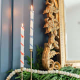 "Pink Coquette Taper Candles - Set of 2" - Candles and Holders in pink by Jollity and Co