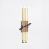"12" Church Taper 100% Beeswax (pair) - Cream" - Candles and Holders in white by Jessie Green