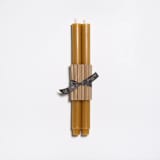 "12" Church Taper 100% Beeswax (pair) - Natural" - Candles and Holders in natural by Jessie Green