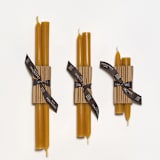 "6" Everyday Tapers 100% Beeswax - Natural" - Candles and Holders in natural by Jessie Green