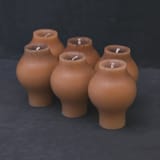 "Blush Orb Set" - Candles and Holders in pink by Danielle Gaito