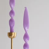"Taper Candle Set (PURPLE)" - Candles and Holders in purple by the parmatile shop