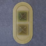 "Green Pyramid Set" - Candles and Holders in green by Danielle Gaito