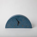 "Mantle Clock: Cobalt Terrazzo" - Clocks in blue by Pretti.Cool
