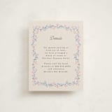 "Disco flower" - Mitzvah Direction Cards in Peony by Pati Cascino - Front