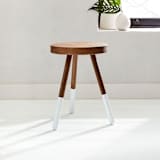 "Dining Stool" - Dining Chairs in white by Alex Cordell