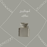 "scalloped altar" - Decorative Object in white by Kristin Yezza