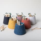 "Matchstick Holder - White Terrazzo" - Decorative Object in white by Pretti.Cool
