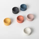 "Round Incense Holder - Marigold Terrazzo" - Decorative Object in yellow by Pretti.Cool