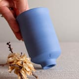 "Blue Colored Porcelain Vessel 3" - Decorative Object in blue by Lisa Fleming