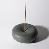 "Bubble Incense Holder - Dark Green Terrazzo" - Decorative Object in green by Pretti.Cool
