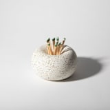 "Palo Santo Holder - White Terrazzo" - Decorative Object in white by Pretti.Cool