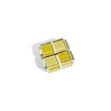 "Tile Picture Stand in Banana Frosting" - Decorative Object in yellow by Subtle Art Studios