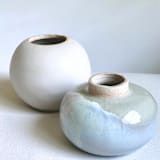 "Pebble Jar" - Decorative Object in white by Cloude Made
