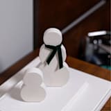 "Snow People Decorative Set" - Decorative Object in white by Cameron Denucce