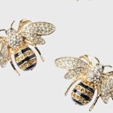 "Stripey bee magnets" - Decorative Object in gold by Joanna Buchanan