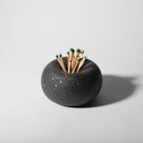 "Palo Santo Holder - Black Terrazzo" - Decorative Object in black by Pretti.Cool