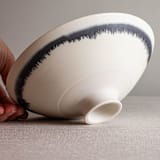 "Manganese Line Series Vessel 6" - Decorative Object in white by Lisa Fleming