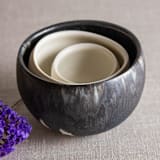 "Nesting Set of 3 'Wobbles'" - Decorative Object in multicolorassorted-colors by Lisa Fleming