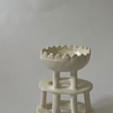 "colosseum altar" - Decorative Object in white by Kristin Yezza