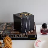 "Marble Cube (NERO)" - Decorative Object in black by the parmatile shop