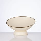 "Ceramic Cream Bowl" - Decorative Object in beige by DinaDecor