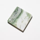 "Marble Pedestal (RIVER JADE)" - Decorative Object in green by the parmatile shop
