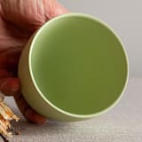 "Bright Green Colored Porcelain Vessel 2" - Decorative Object in green by Lisa Fleming