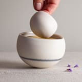 "Set of 3 Nesting 'Wobbles'" - Decorative Object in white by Lisa Fleming