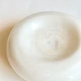 "Sculptural Concave Bowl" - Decorative Object in white by Cloude Made