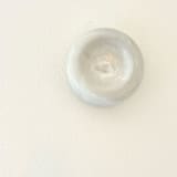 "Sculptural Concave Bowl" - Decorative Object in white by Cloude Made